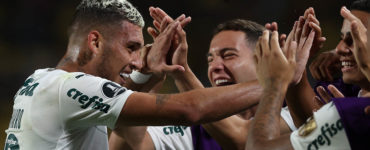 Mistão do Palmeiras sobrou na Venezuela (Foto: Cesar Greco)