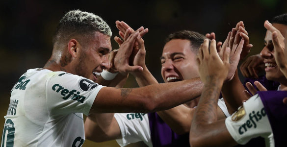 Mistão do Palmeiras sobrou na Venezuela (Foto: Cesar Greco)