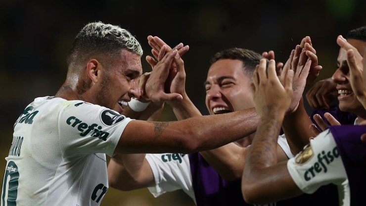 Mistão do Palmeiras sobrou na Venezuela (Foto: Cesar Greco)