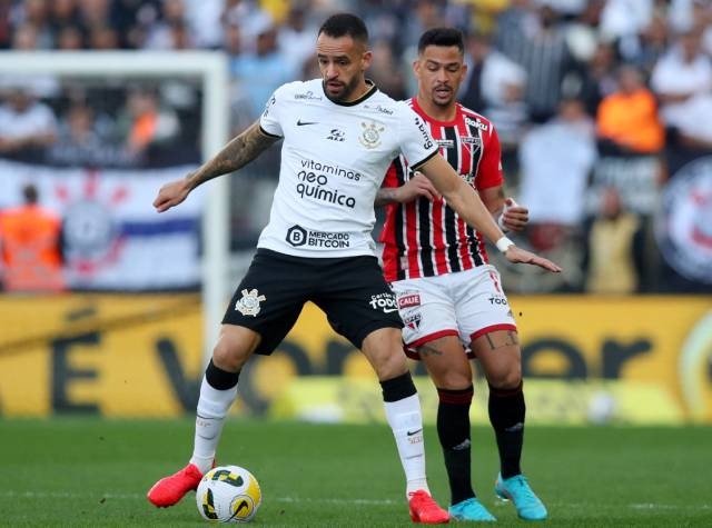 Timão manteve tabu contra o Tricolor na Arena (REUTERS/Amanda Perobelli)
