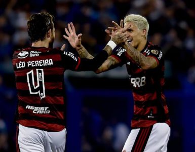 Flamengo goleia na Argentina com show de Pedro (Marcelo Cortes/Flamengo)