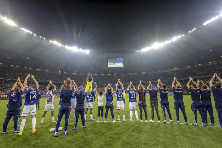 Cruzeiro fez a festa no Mineirão (Staff Images/Cruzeiro)