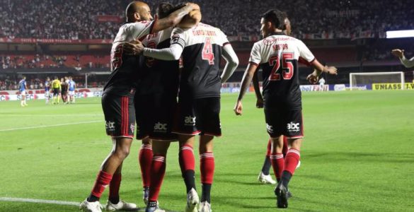 São Paulo goleou o Avaí (Foto: Divulgação/Twitter)